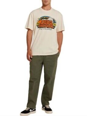 Deus Ex Machine Frank Jasper Olive Green Chino Pants Size 34 X 32